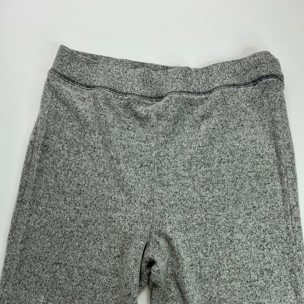 SO Gray Jogger Sweatpants Women Large Heathered Soft Knit Lounge Pants - Picture 8 of 15
